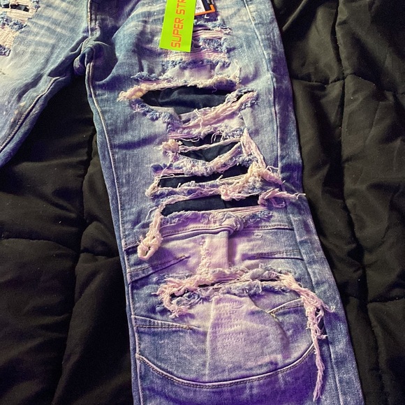 Smoke Rise denim Jeans. New drip. - Picture 3 of 8